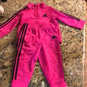 2piece addidas baby girl track suit 12 months